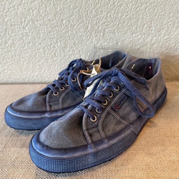 Superga Limited Edition Denim Blue Cotu Classic Sneakers - Picture 4 of 14
